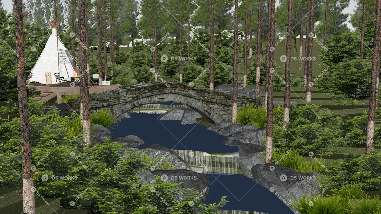 Landscape 3d model thumbnail 2