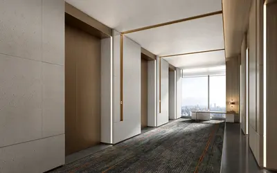 Modern Elevator Lobby