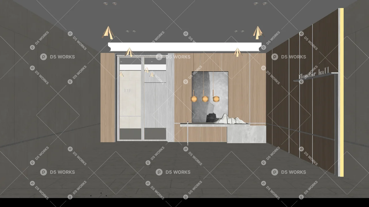 Indoor Parking Lot 3d model thumbnail 2