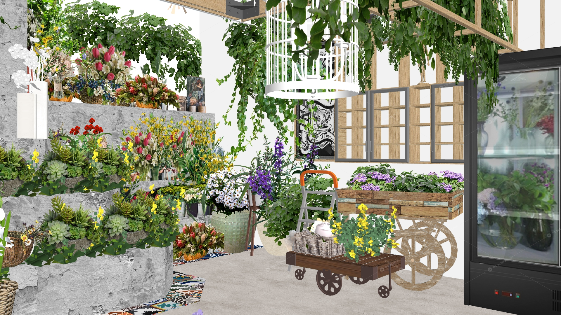 Vases & Floral Arrangements 3D Models 4