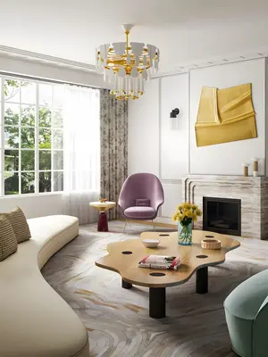 Postmodern Home Living Room