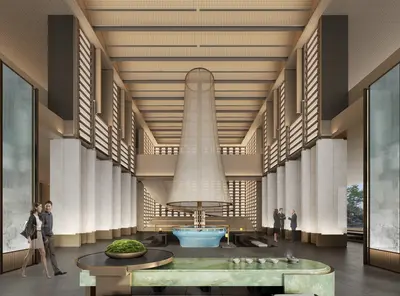 Modern Hotel Lobby
