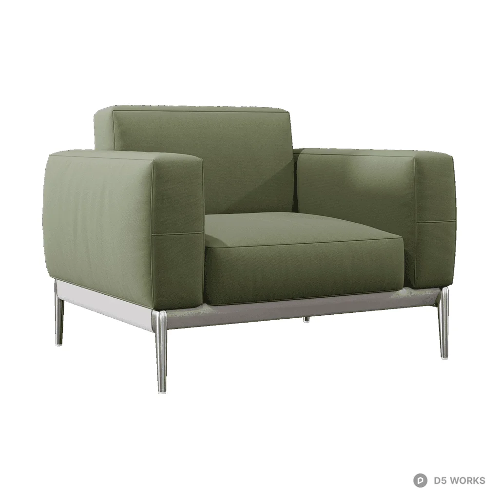 ROMEO Armchair 3d model - Image 1