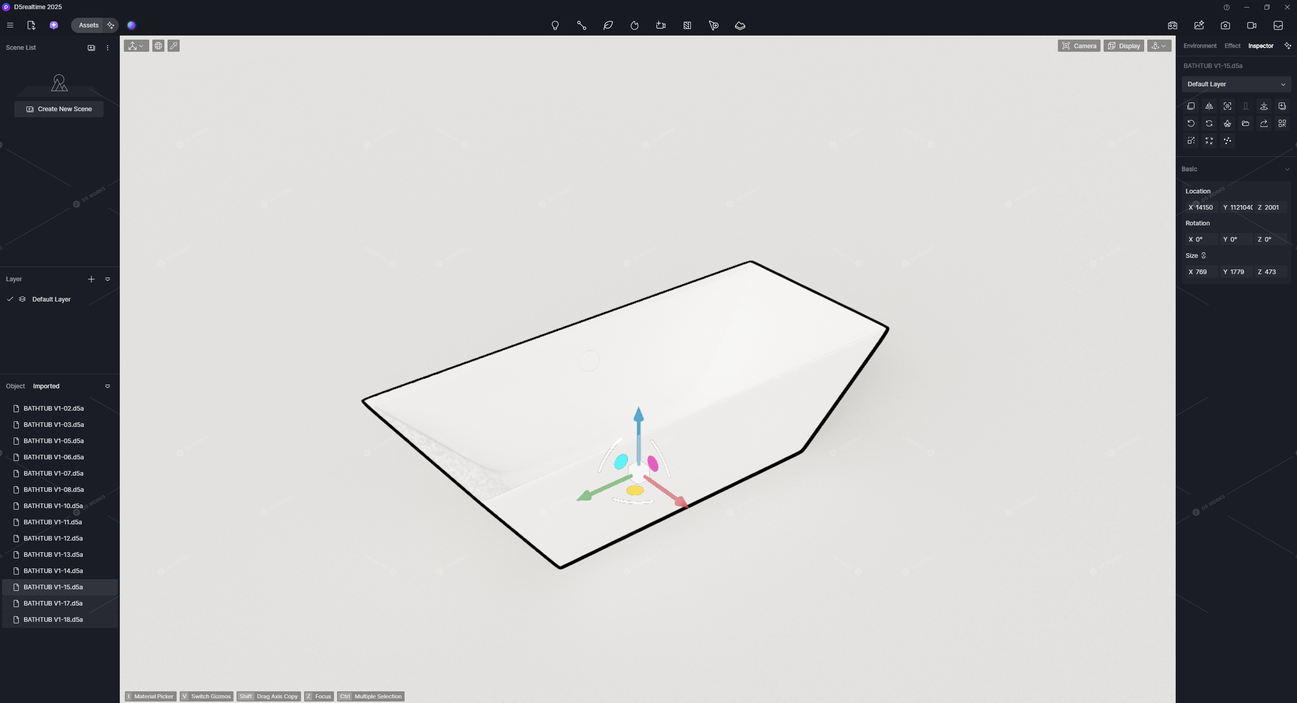 Bathtubs 3D Models 2