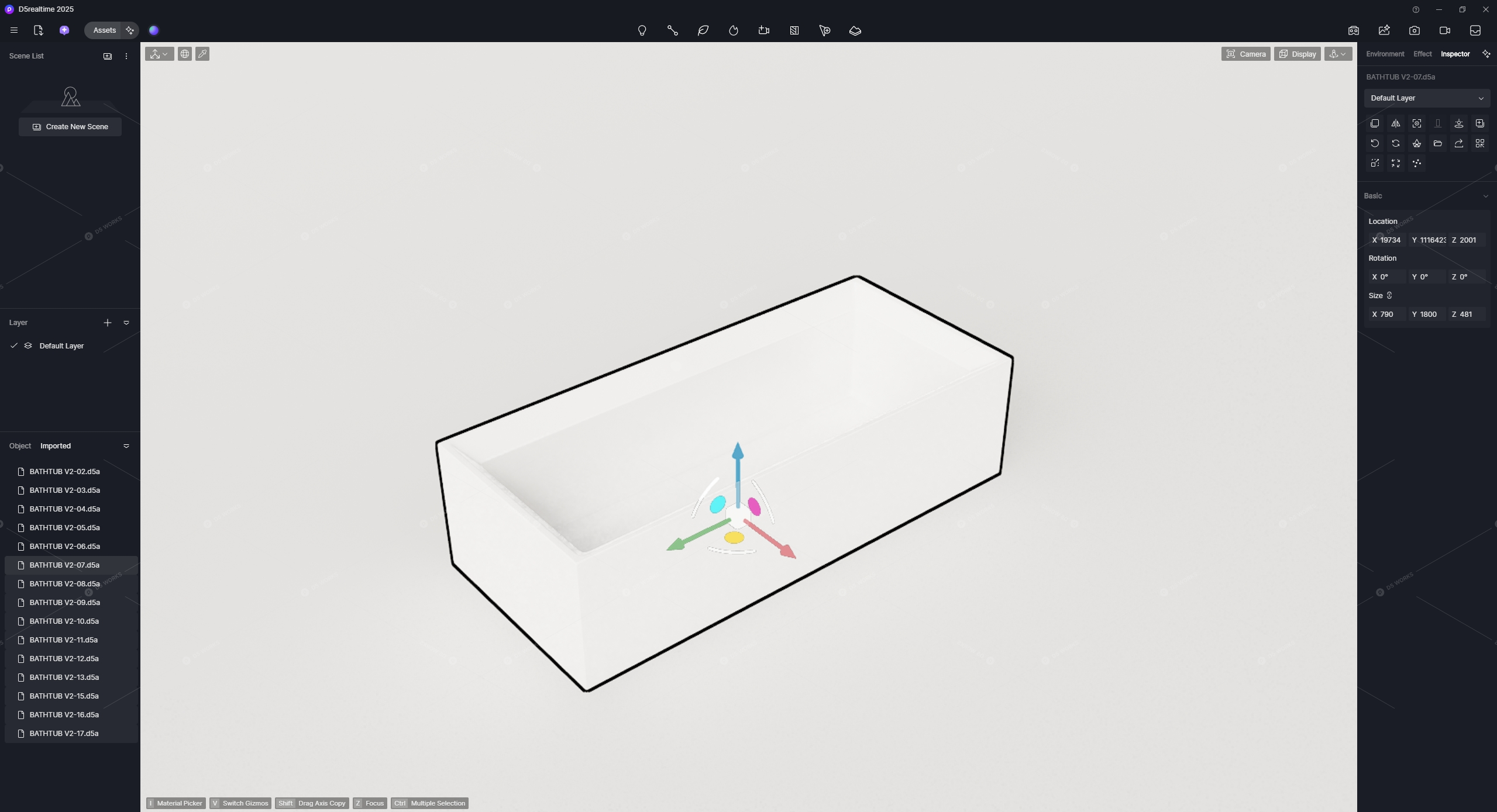 Bathtubs 3D Models 2