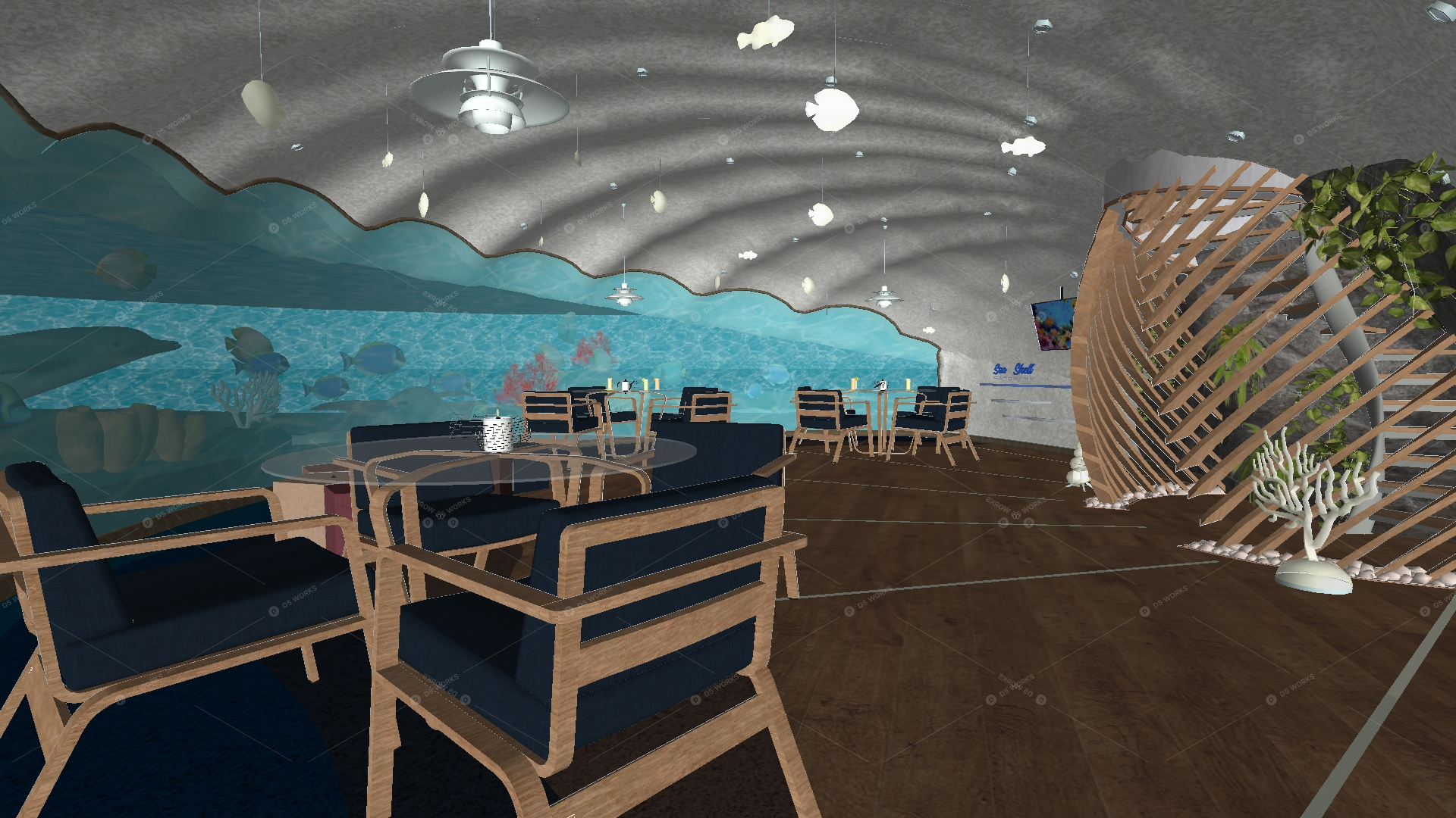 Restaurant Spaces 3D Models 3