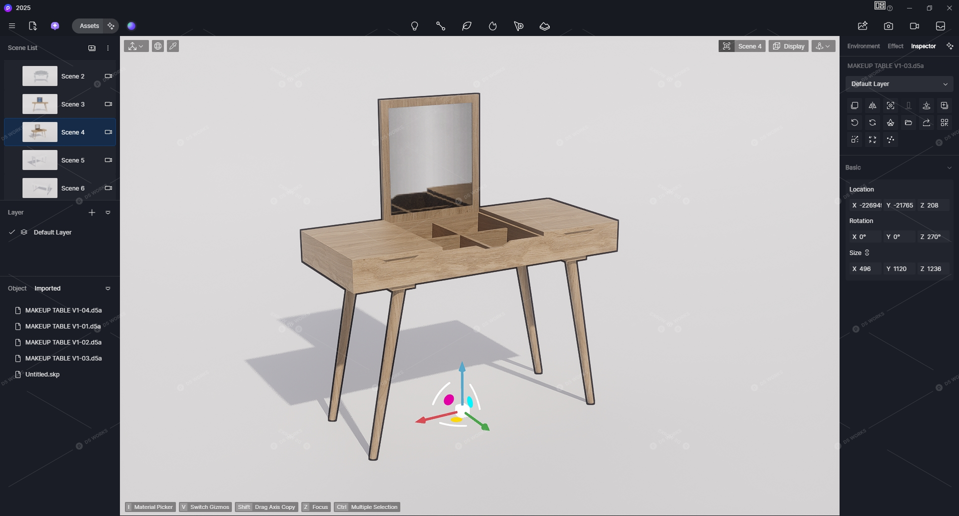 Tables/Side Tables 3D Models 3