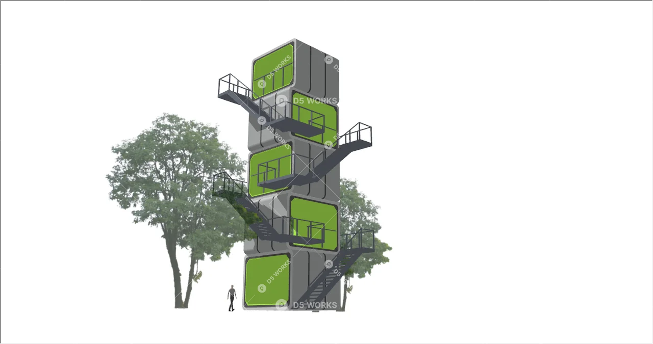 Viewing Platform 3d model thumbnail 3