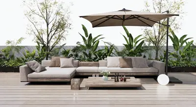 Residential courtyard