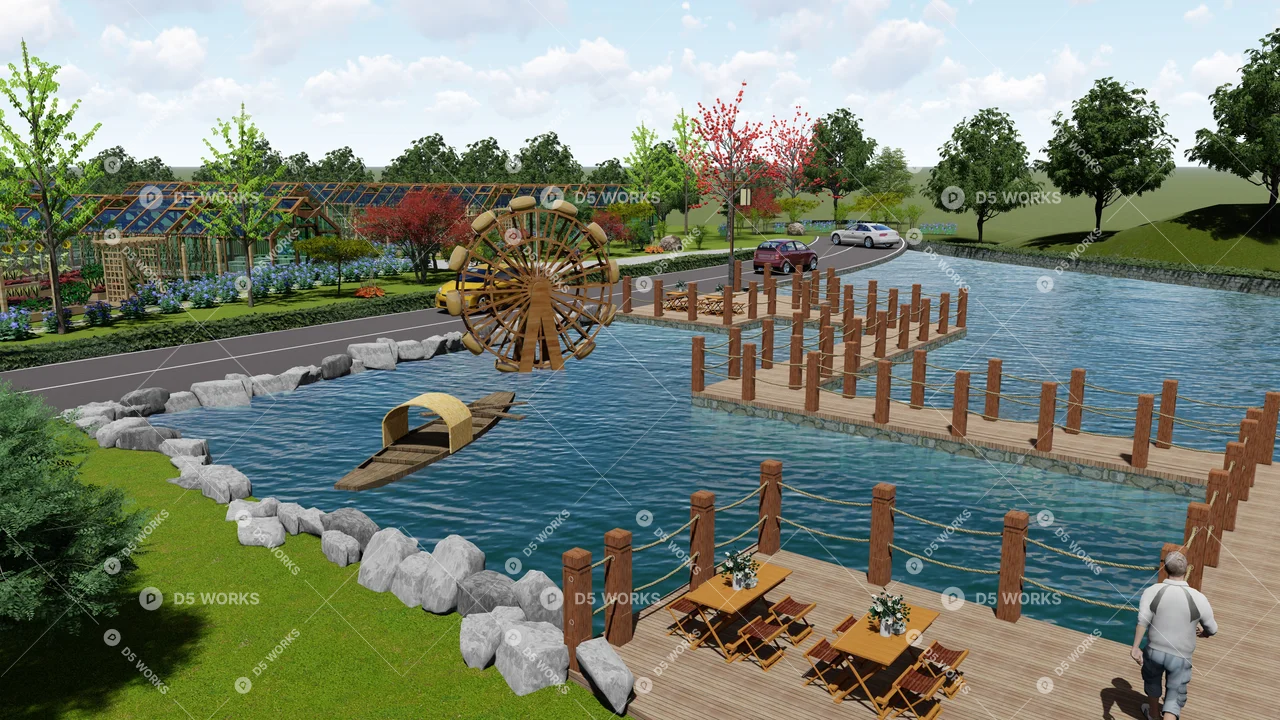 Landscape 3d model thumbnail 3