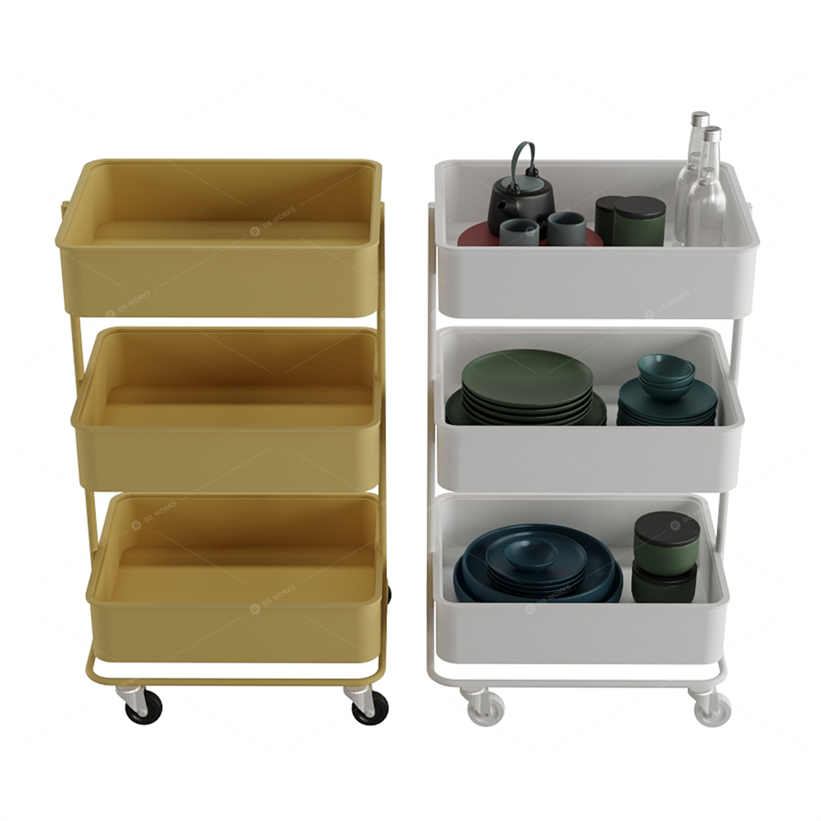 Shelves 3D Models 2