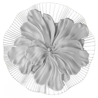 Organic Modern Wall Lamp 3d model