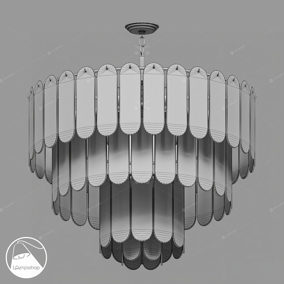 Flush Mount Lights 3D Models 2