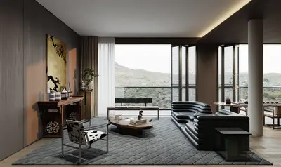 Living & Dining Room 3d model