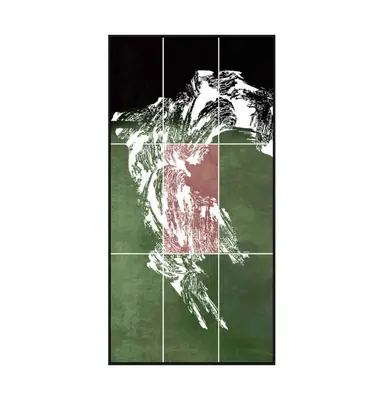 Abstract Grid Painting 3d model