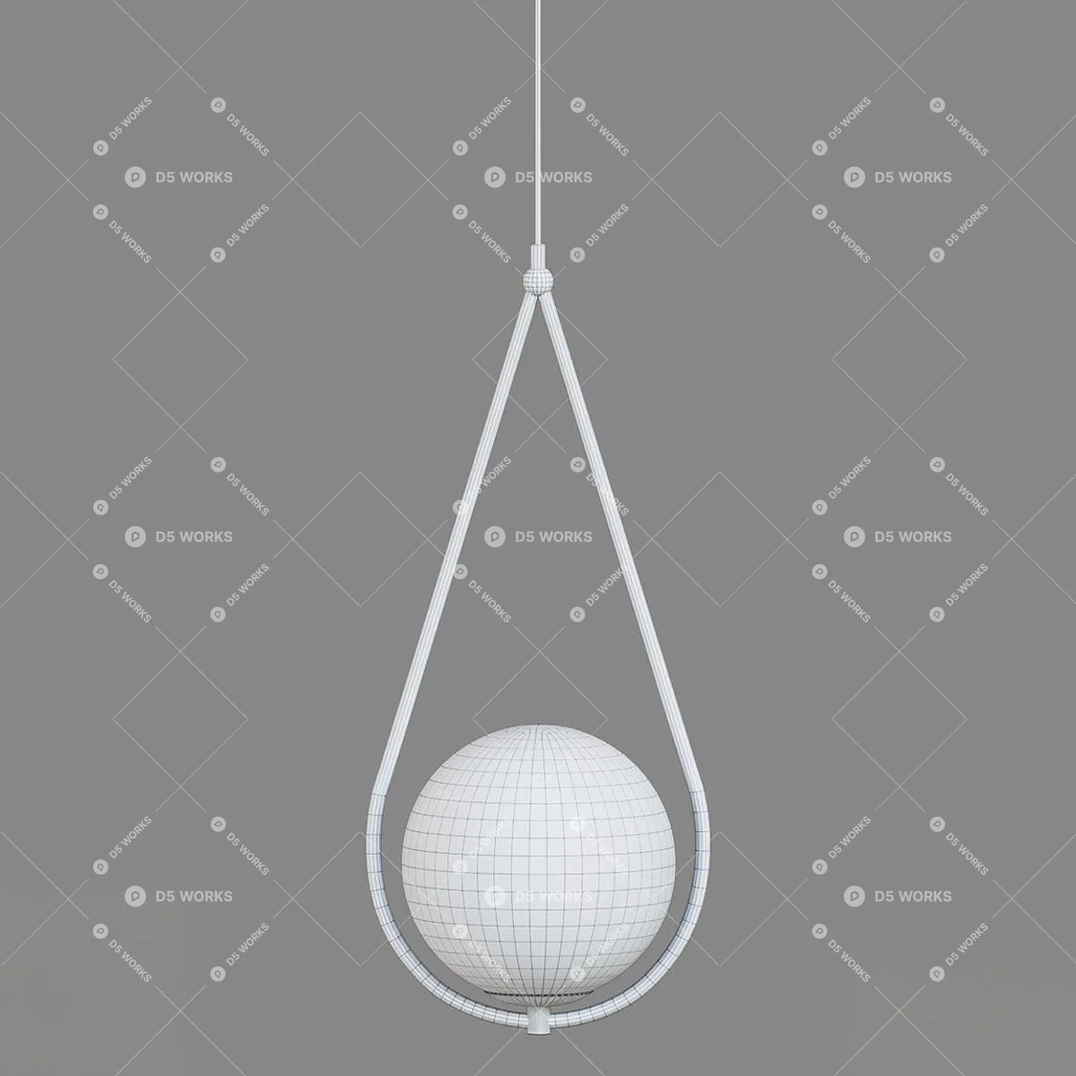 Pendant Light 3d model thumbnail 2