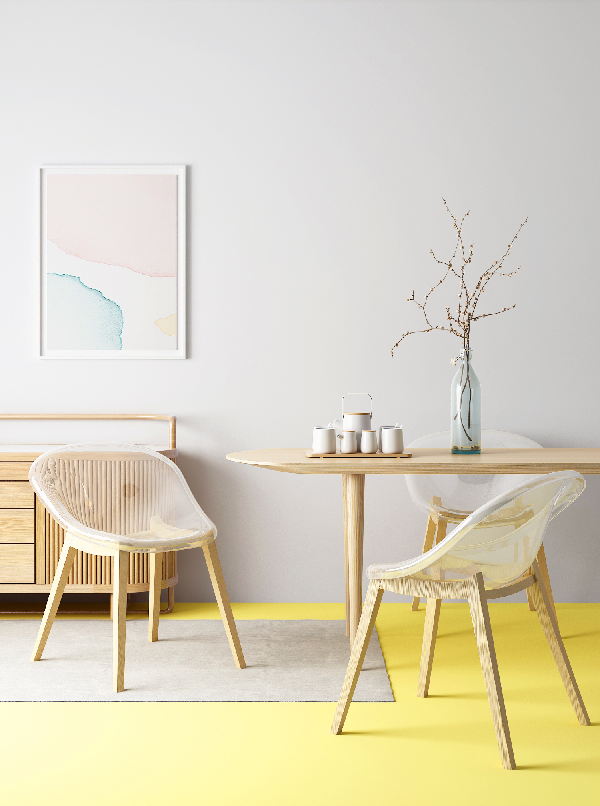 Wooden Dining Table & Chairs Set