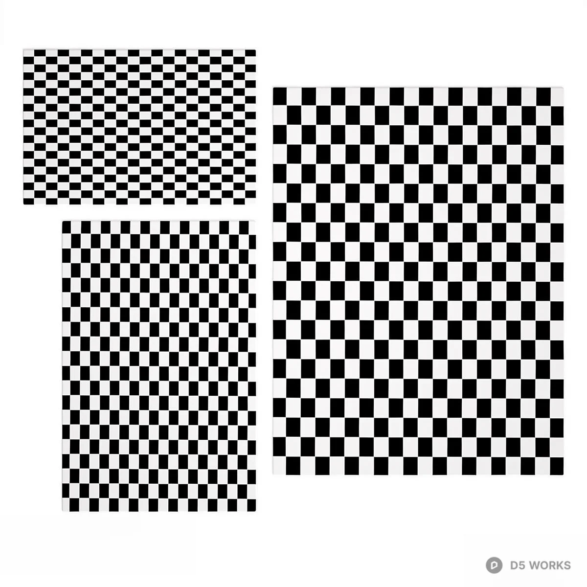 Textured Wave Pattern Area Rug 3d model thumbnail 4