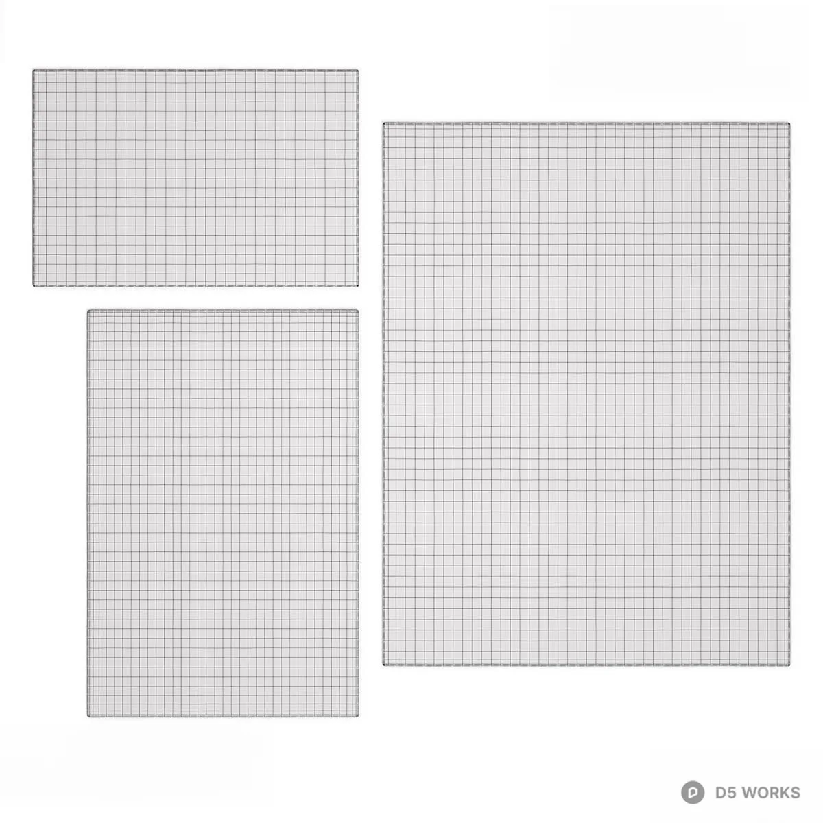 Textured Wave Pattern Area Rug 3d model thumbnail 3