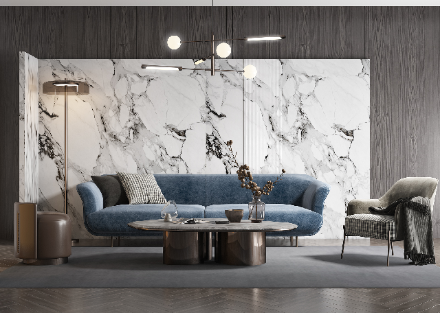 Modern Sofa & Side Table Set