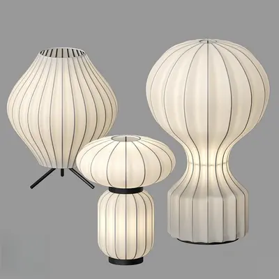 Ribbon Striped Table Lamp 3d model