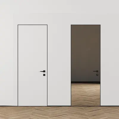 Minimalist Hidden Door 3d model