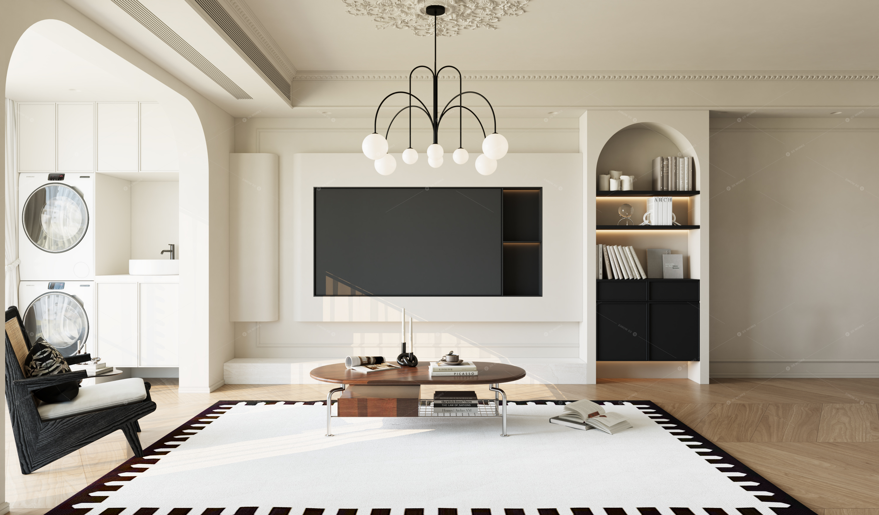 Living & Dining Rooms 3D Models 4