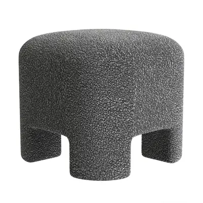 Textured Fabric Stool 3d model