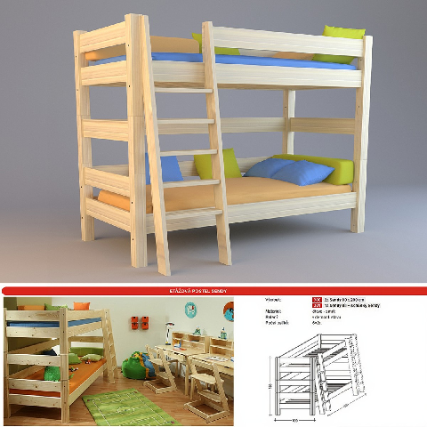 Modern Bunk Bed