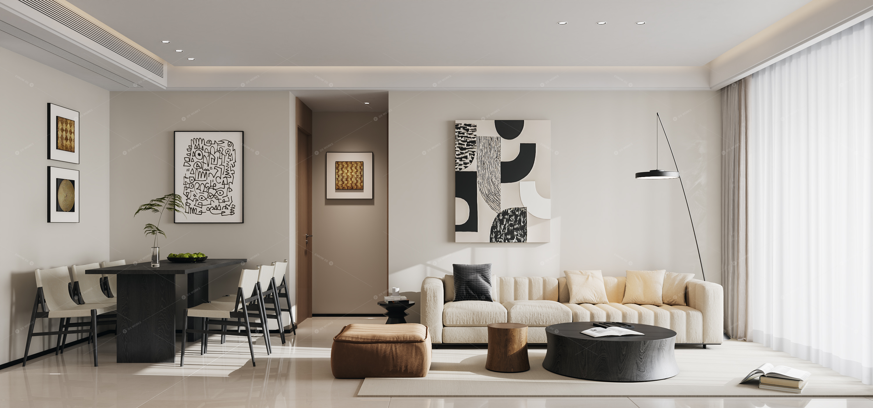 Living & Dining Rooms 3D Models 2