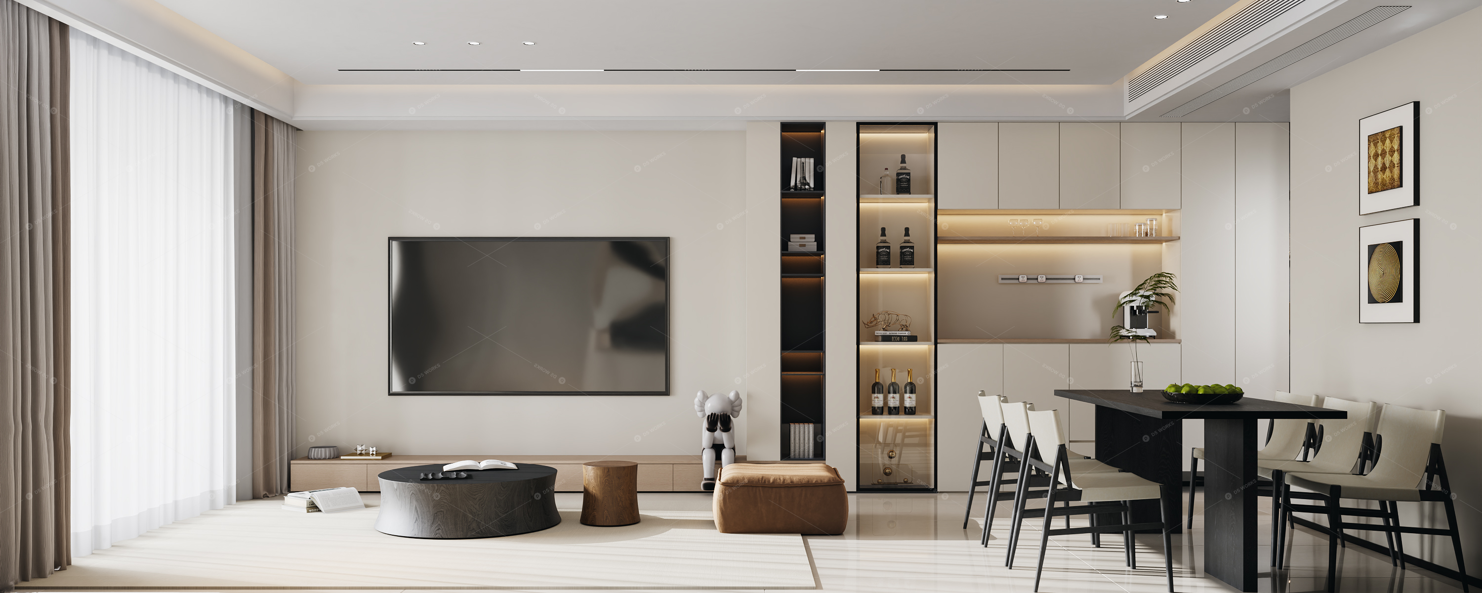 Living & Dining Rooms 3D Models