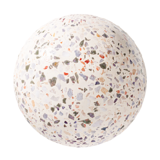 Terrazzo Orange gravel 02