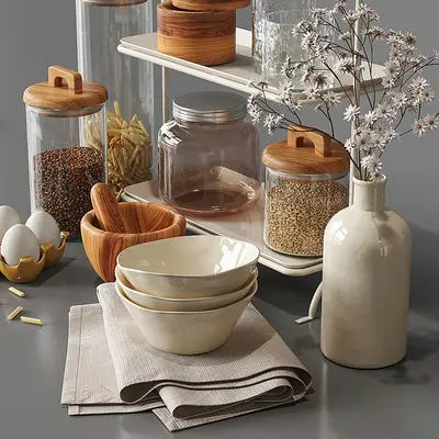 Scandinavian kitchenware set