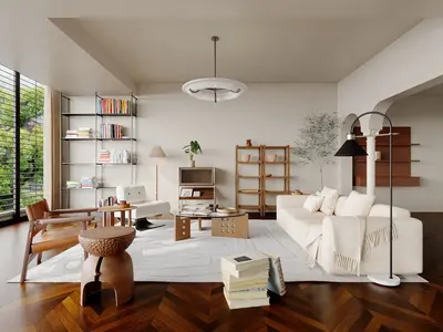 Contemporary Home Living Room