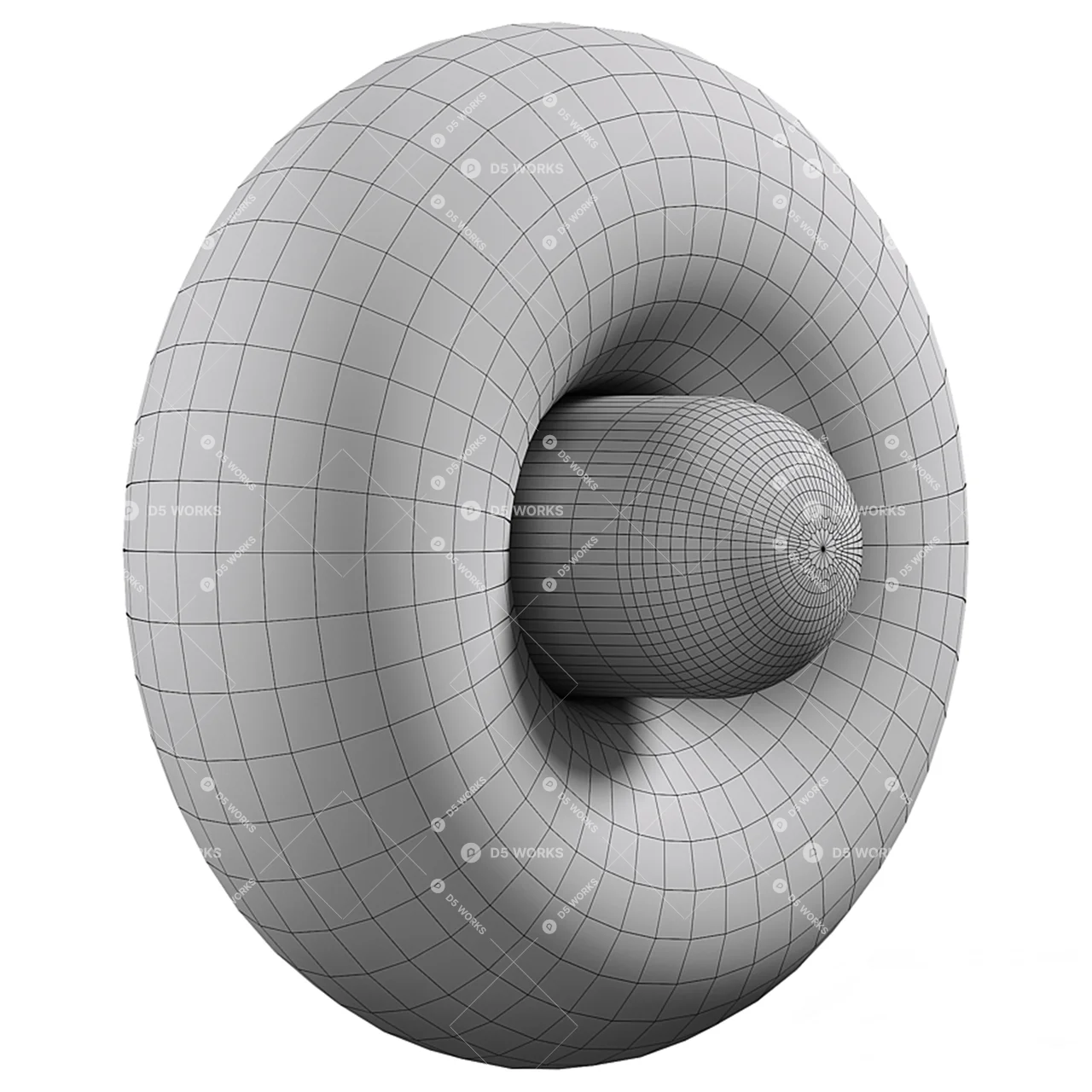 Contemporary Wall Lamp 3d model thumbnail 2