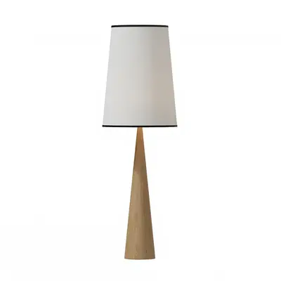 Minimalist Wooden Base Floor Lamp 3d model