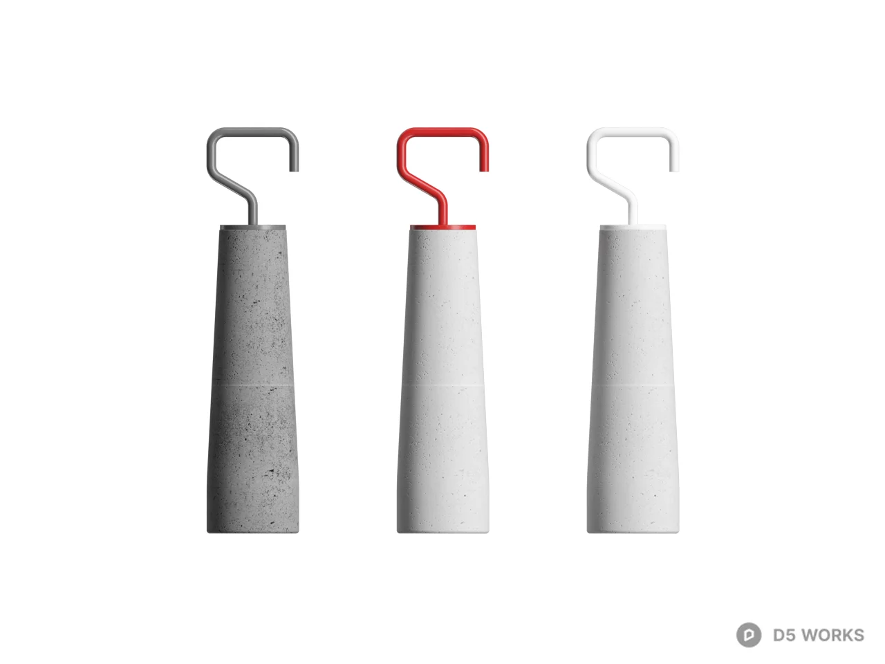 Minimalist Umbrella Stand 3d model thumbnail 2