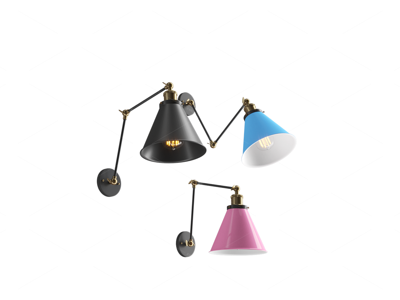 Wall Lights 3D Models