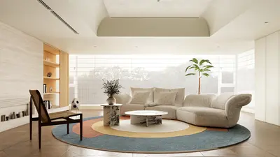 Modern Living & Dining Room