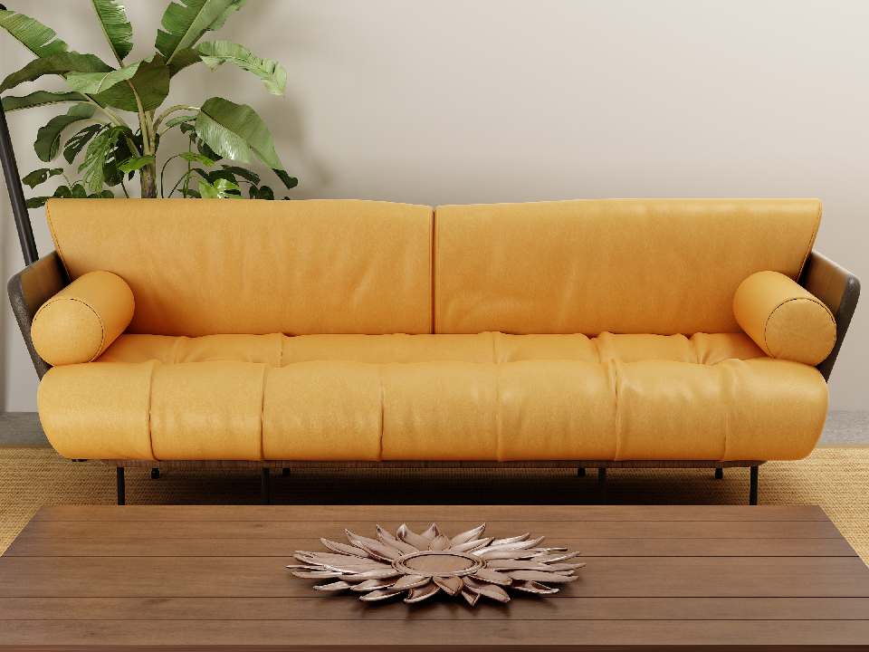 Modern Three-seater Sofa