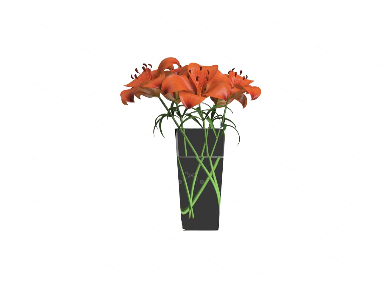 Vases & Floral Arrangements 3D Models 2