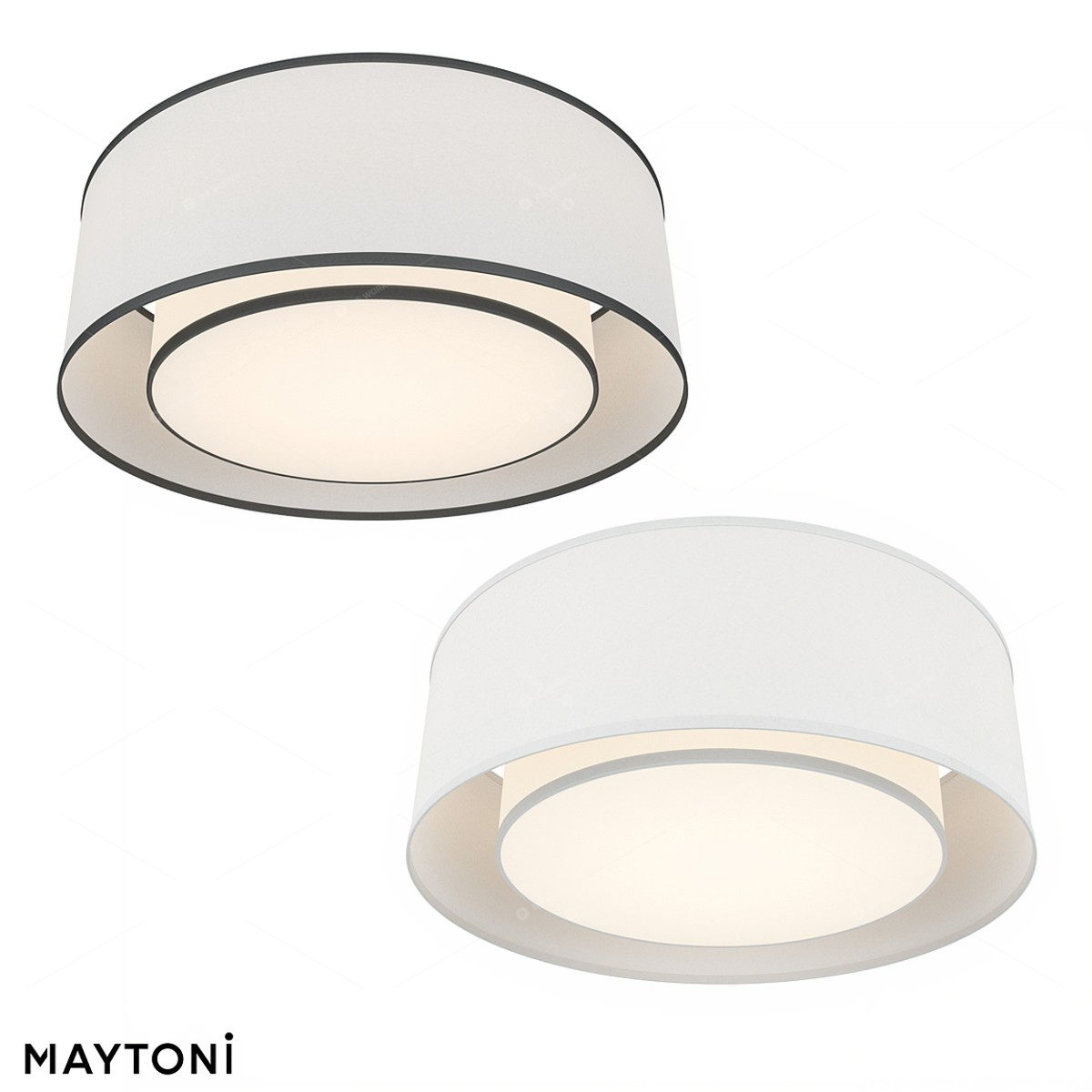 Flush Mount Lights 3D Models 2