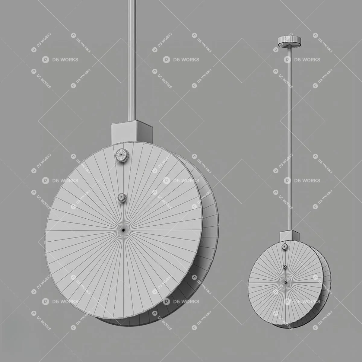 Pendant Light 3d model thumbnail 2