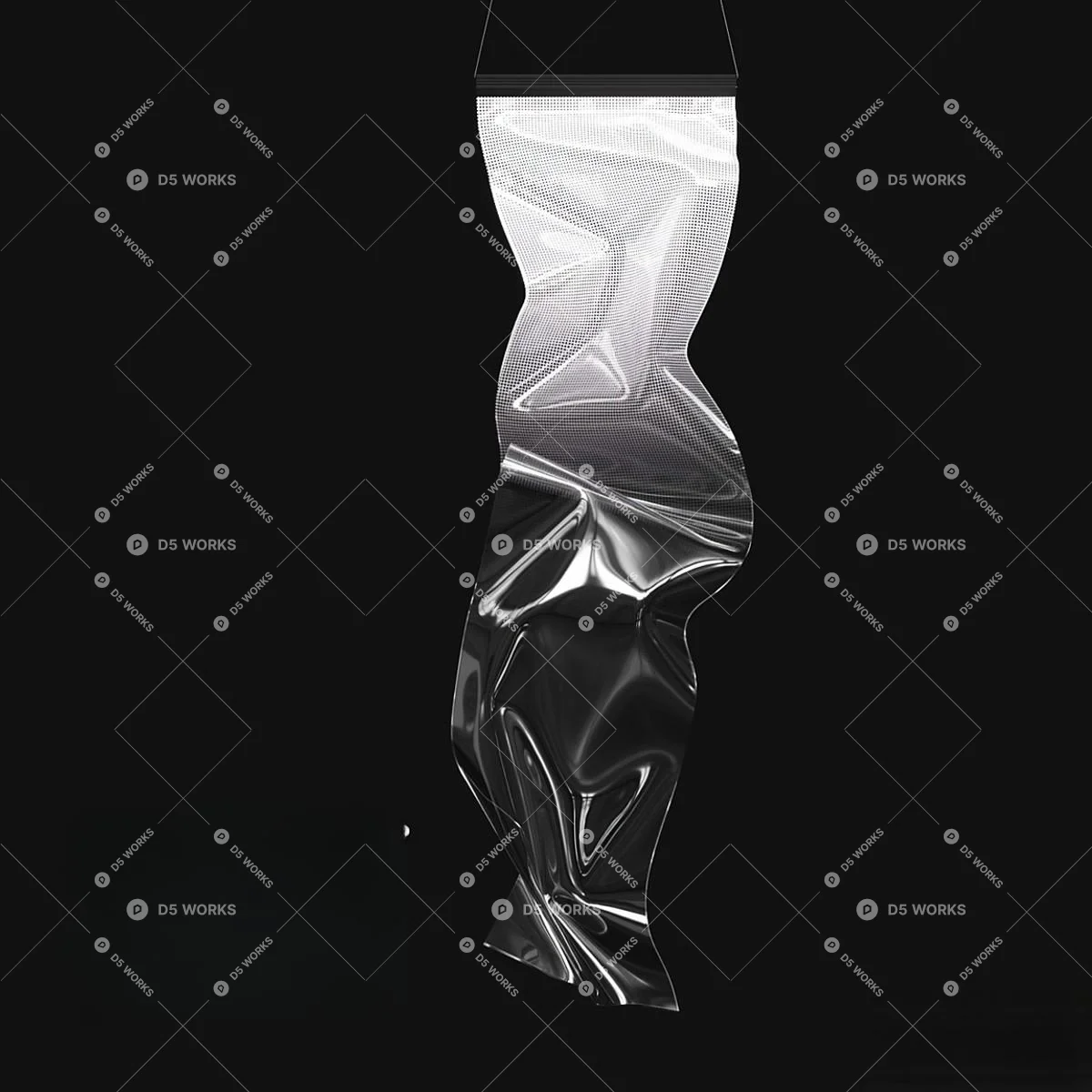 Modern Pendant Light 3d model thumbnail 2