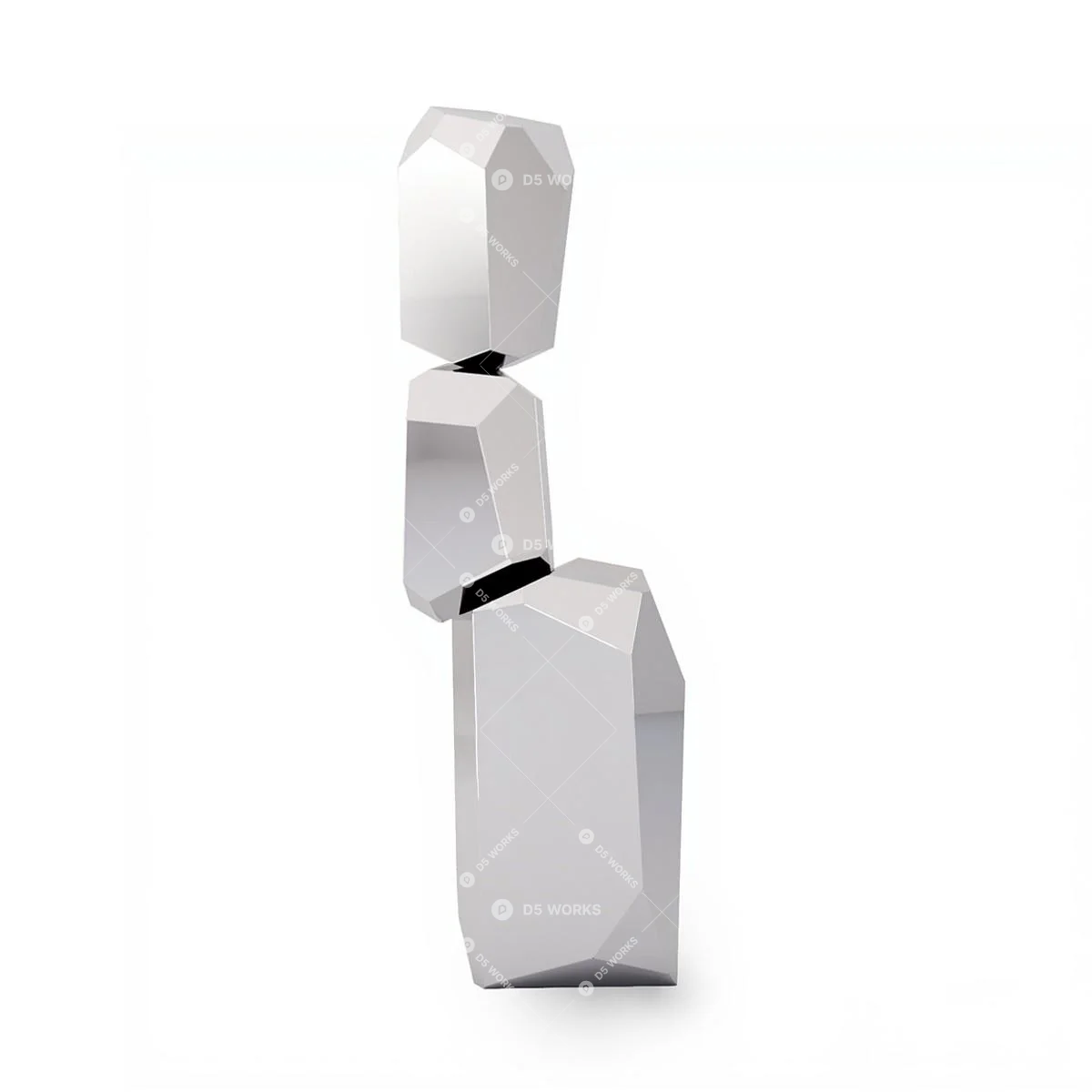 Modern Sculpture 3d model thumbnail 2