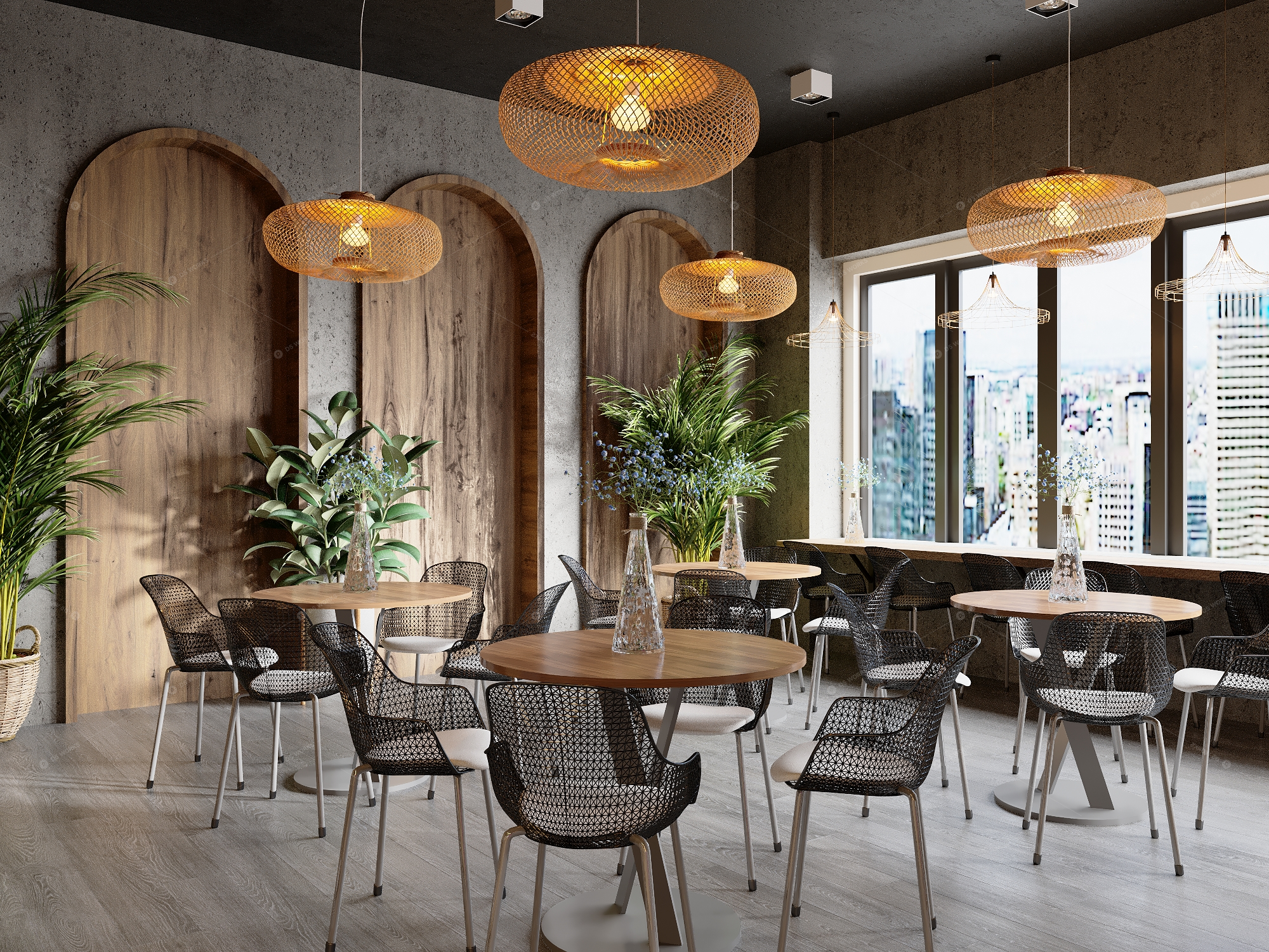 Restaurant Spaces 3D Models 2