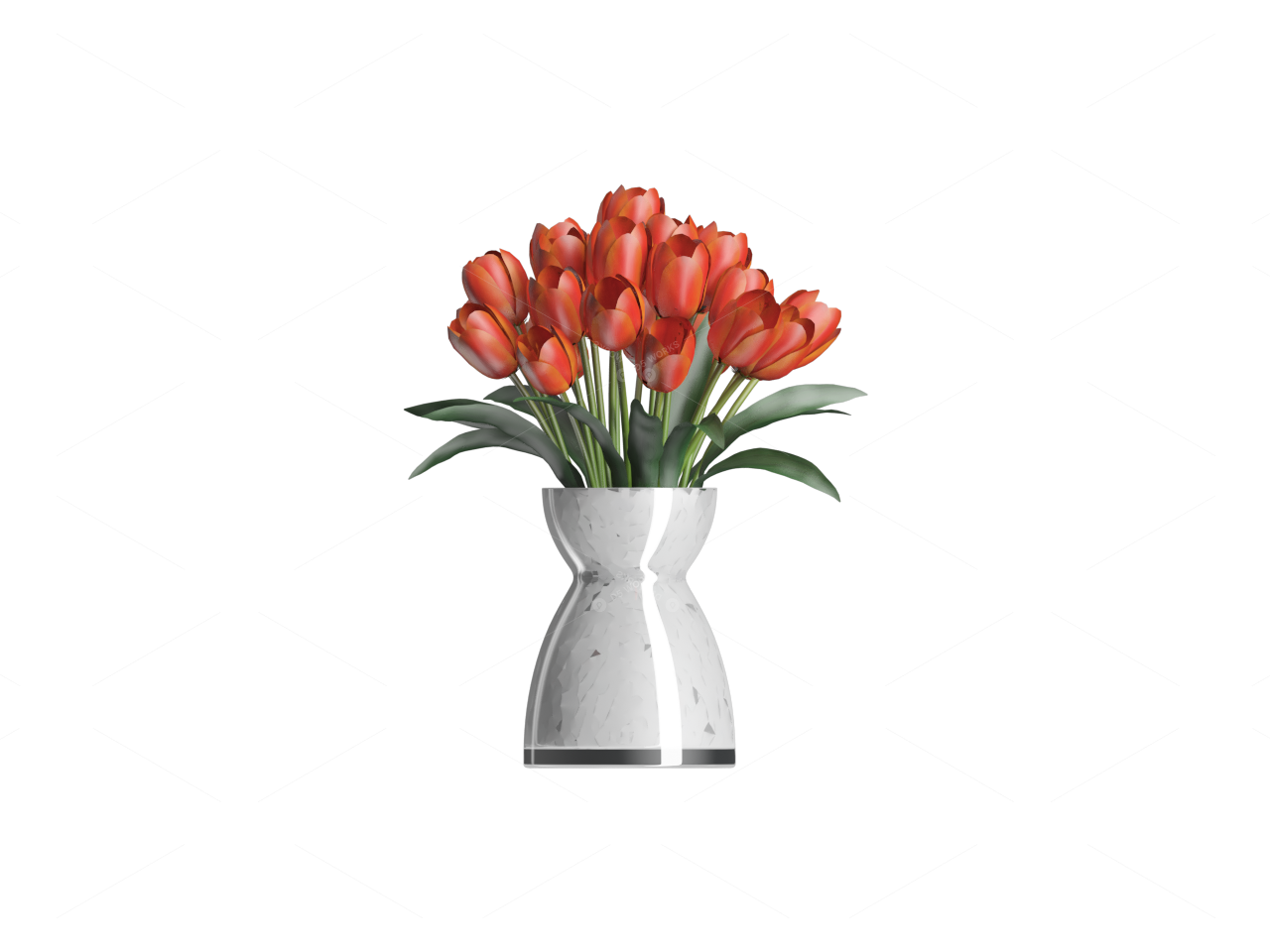 Vases & Floral Arrangements 3D Models 2