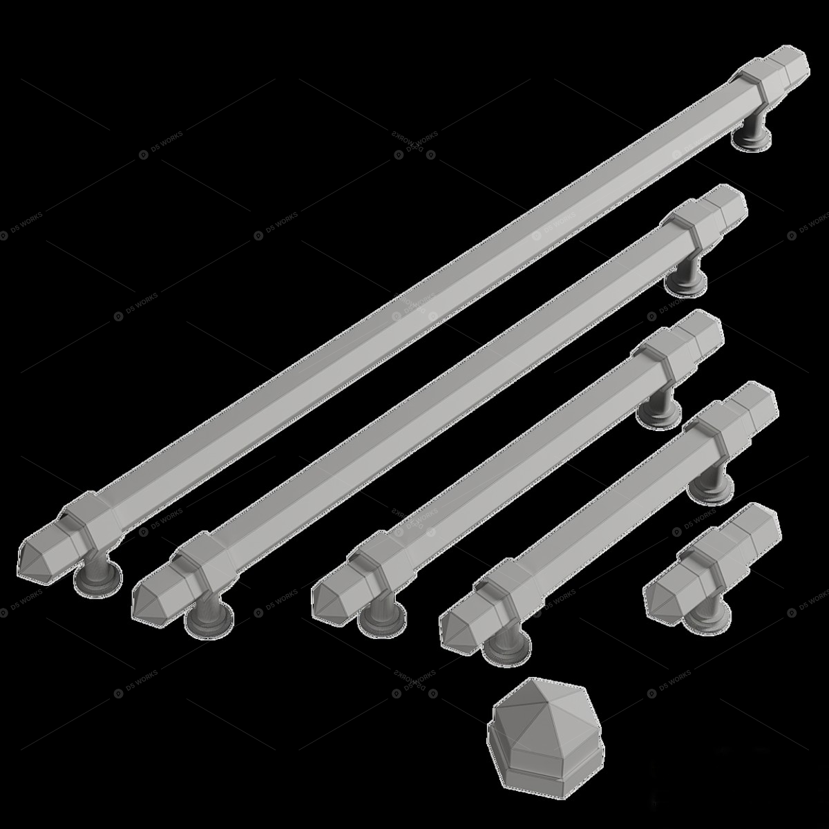 Faucet Handles 3D Models 2