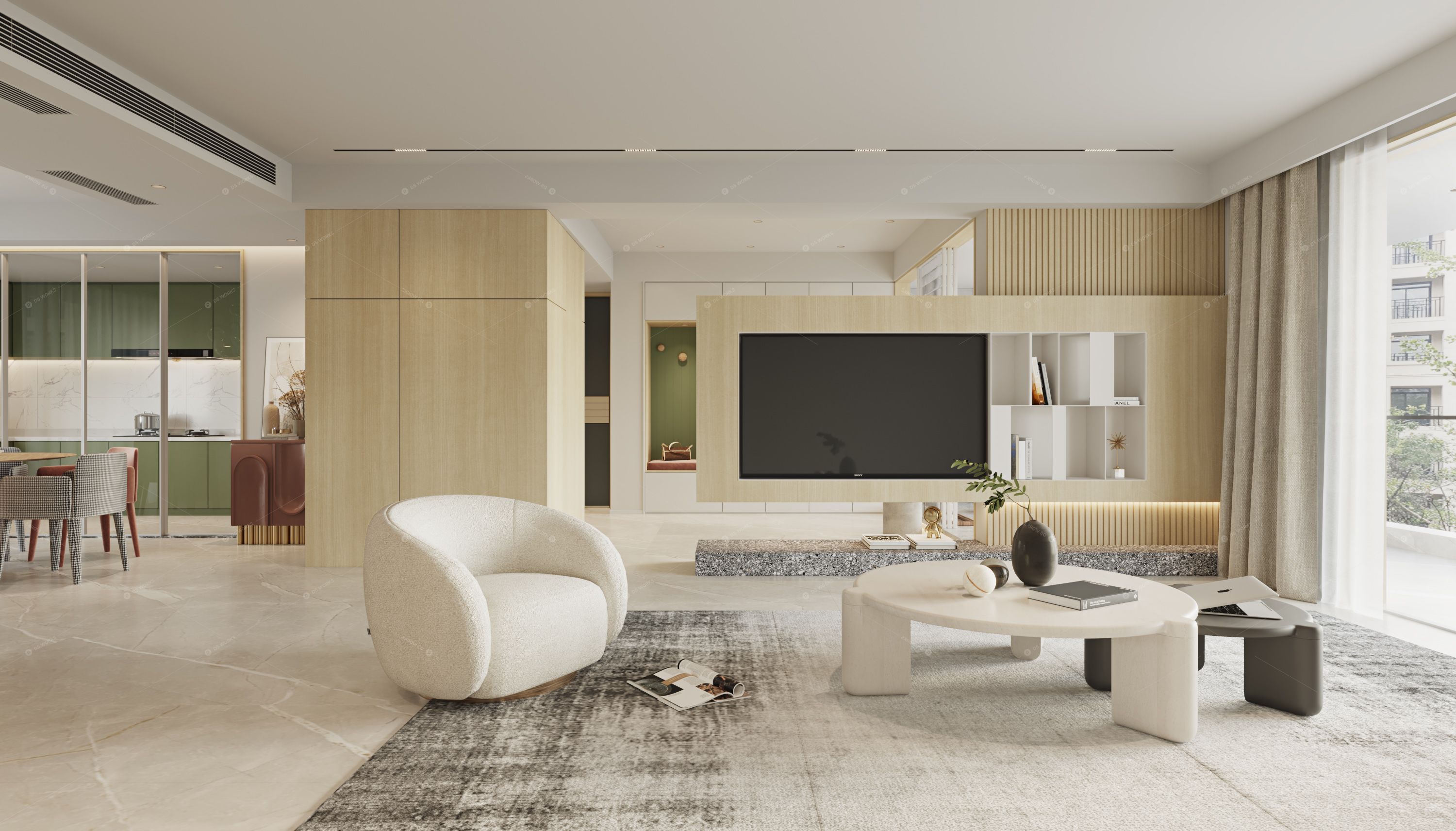 Living & Dining Rooms 3D Models 2