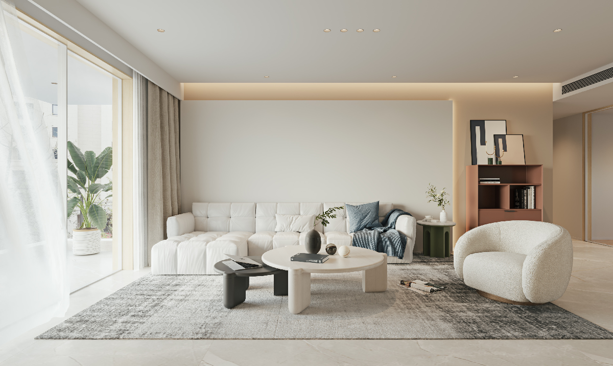 Modern Living & Dining Room